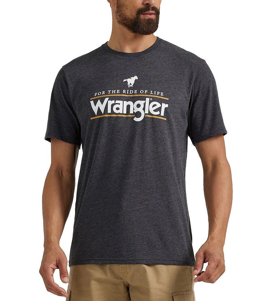 Wrangler® Short Sleeve Wrangler Logo Graphic T-Shirt Product Image