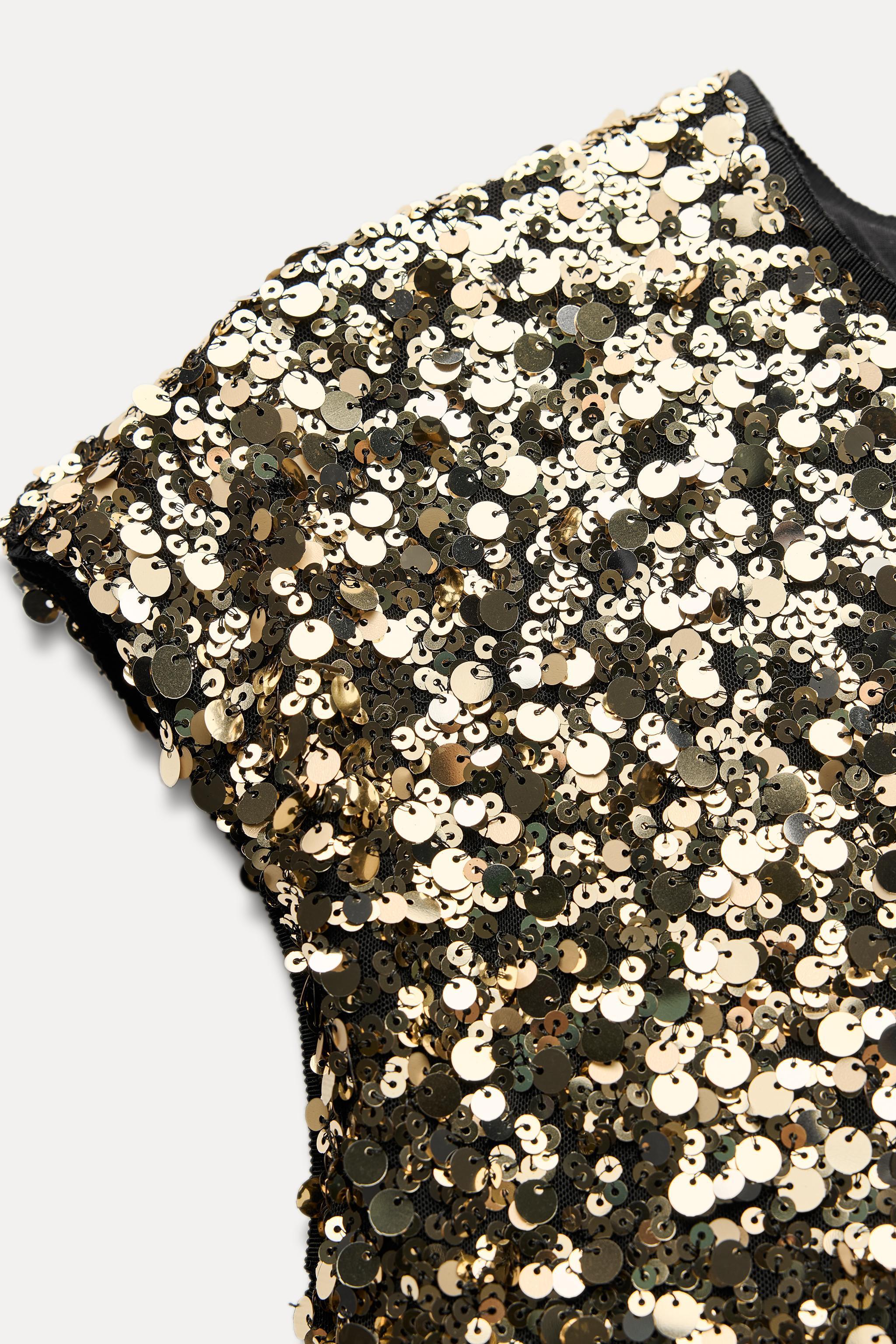 SEQUIN MINI DRESS ZW COLLECTION Product Image