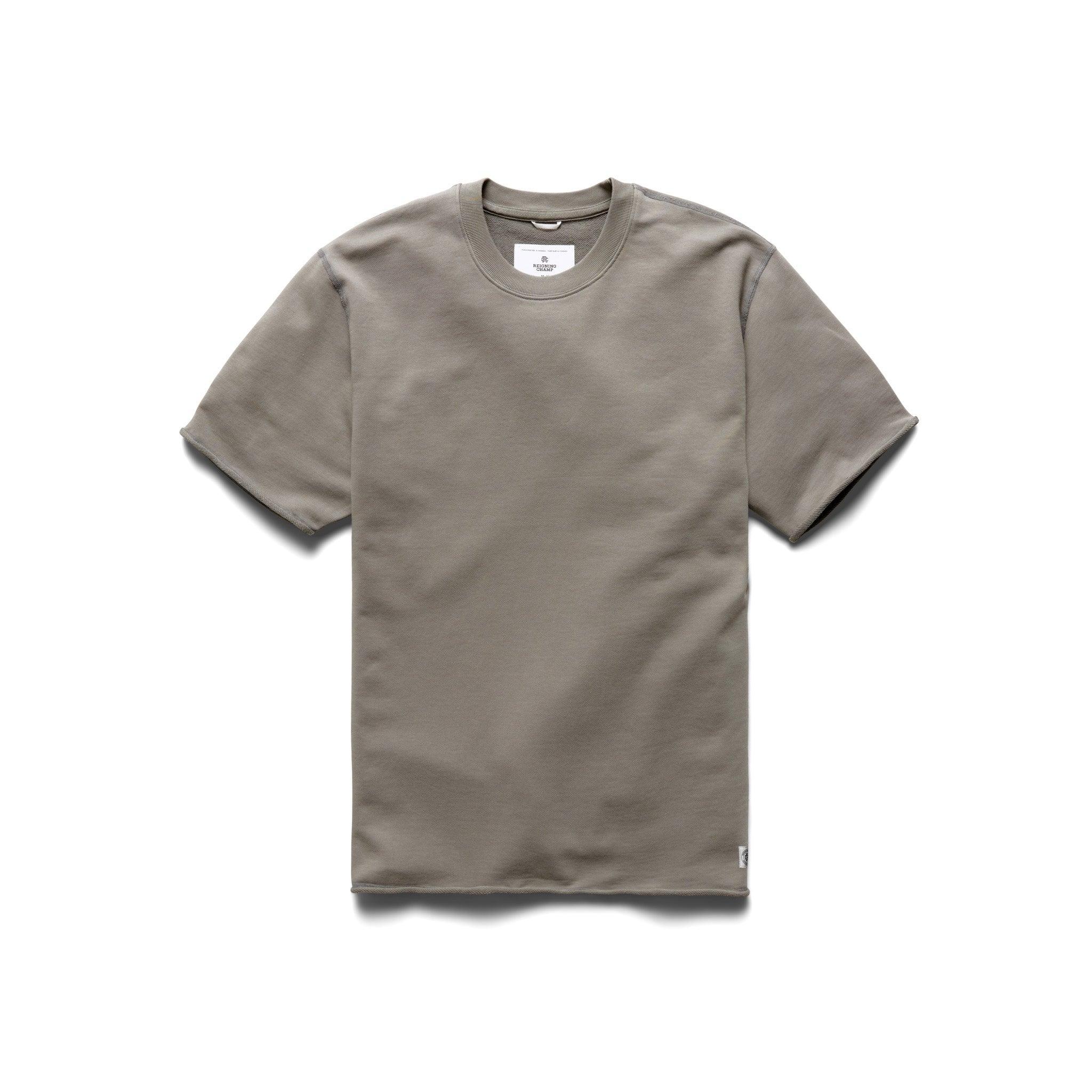 Lightweight Terry Cut-Off T-Shirt Male Product Image