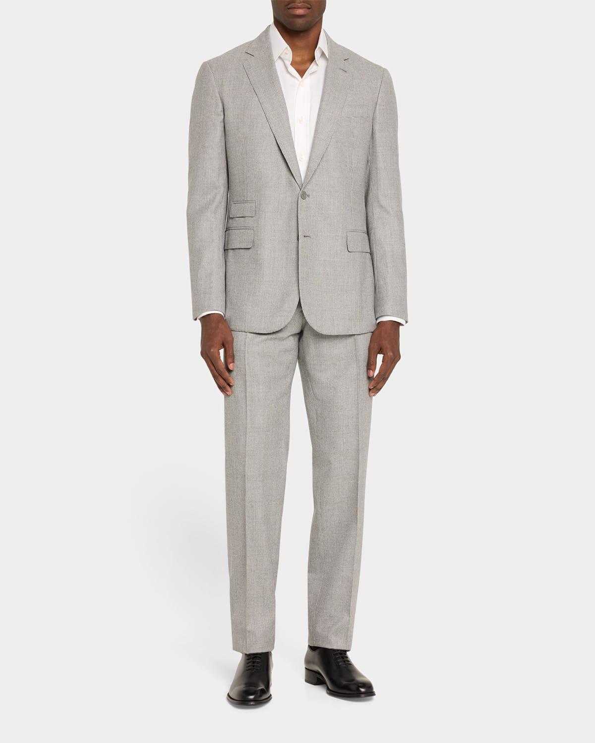 Men's Kent Hand-Tailored Glen Plaid Suit Product Image