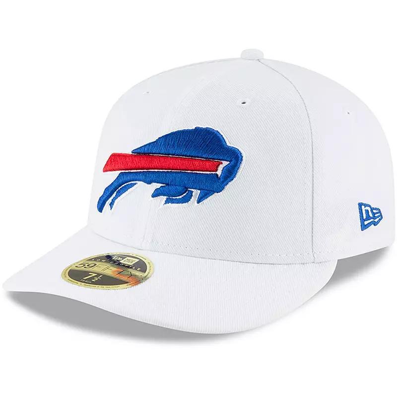 Mens New Era White Buffalo Bills Omaha Low Profile 59FIFTY Fitted Hat Product Image