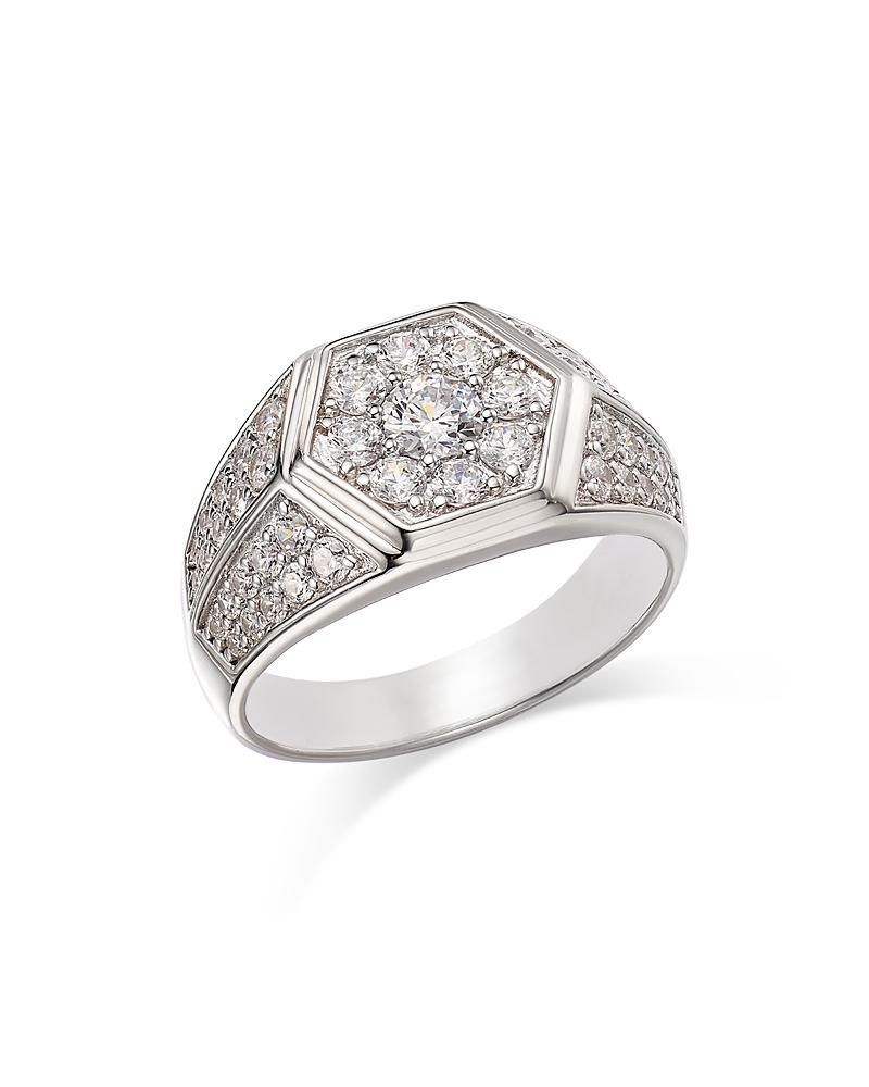 Bloomingdales Fine Collection Mens Diamond Ring in 14K White Gold, 1.70 ct. t. w. - Exclusive Product Image