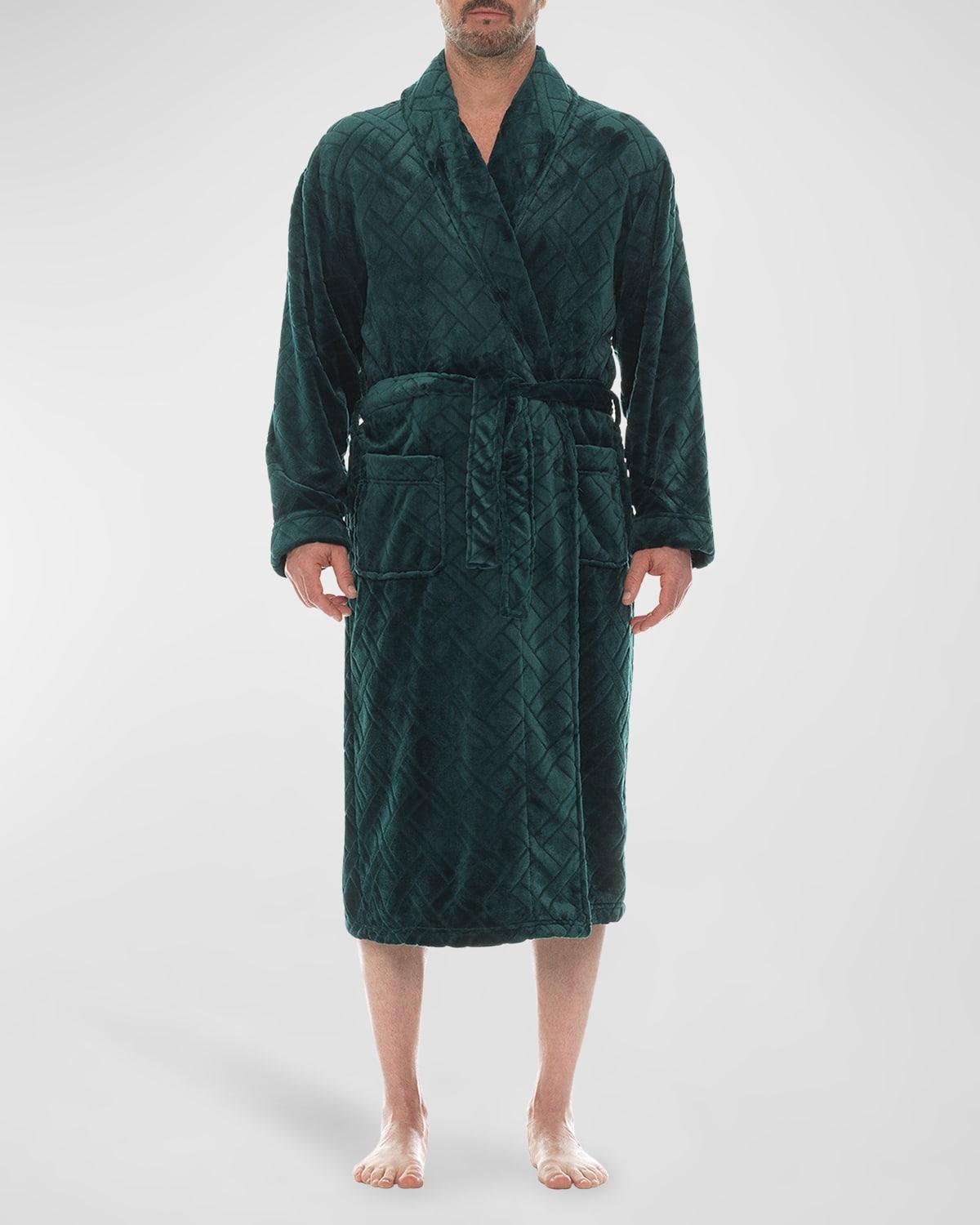 Majestic International Crossroads Basket Weave Fleece Robe Product Image