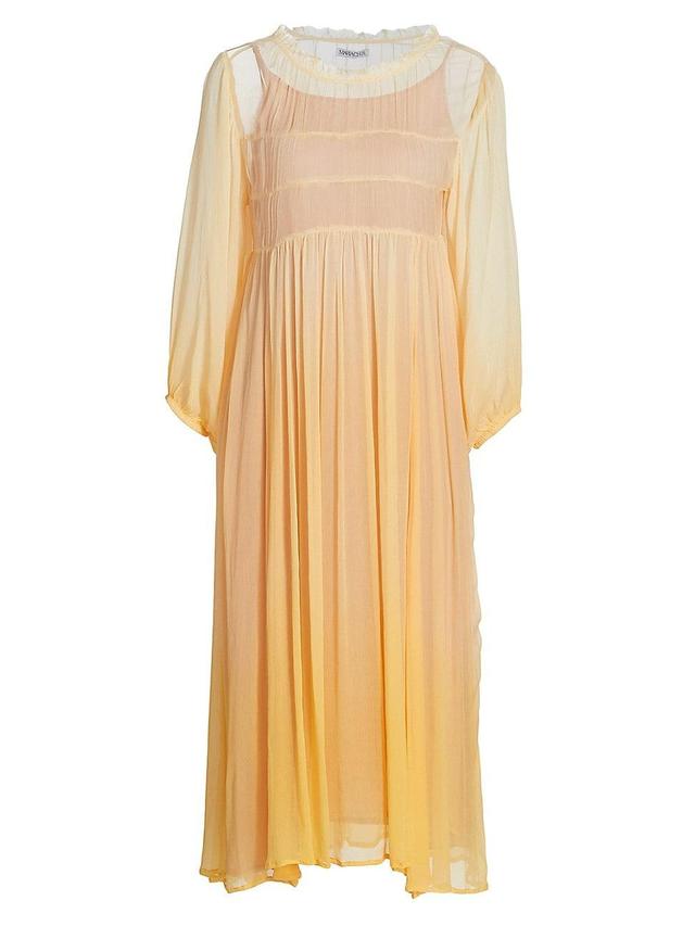 Womens Alumine Eimi Chiffon Midi Dress Product Image