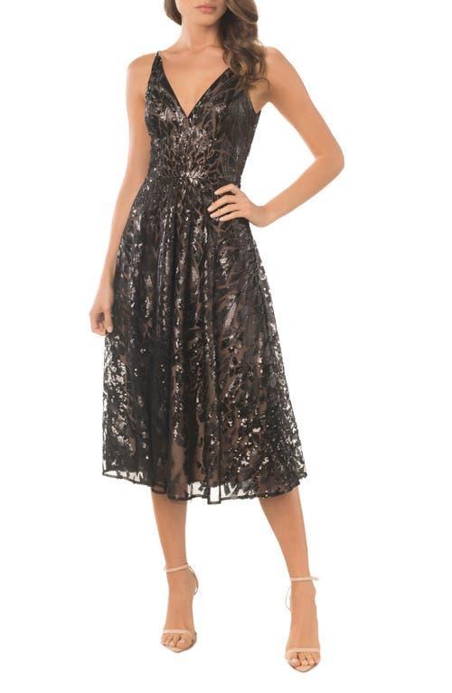 Dress the Population Elisa Sequin Sleeveless Dress Product Image