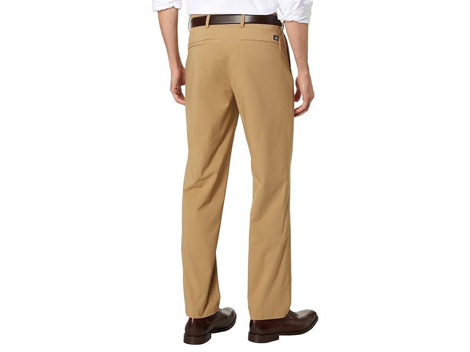 Mens Dockers Signature Go Khaki Straight Pants Beig/Green Product Image