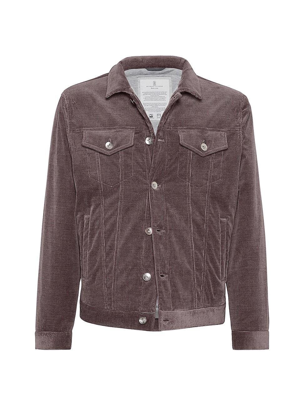 Mens Corduroy Four Pocket Outerwear Jacket Product Image