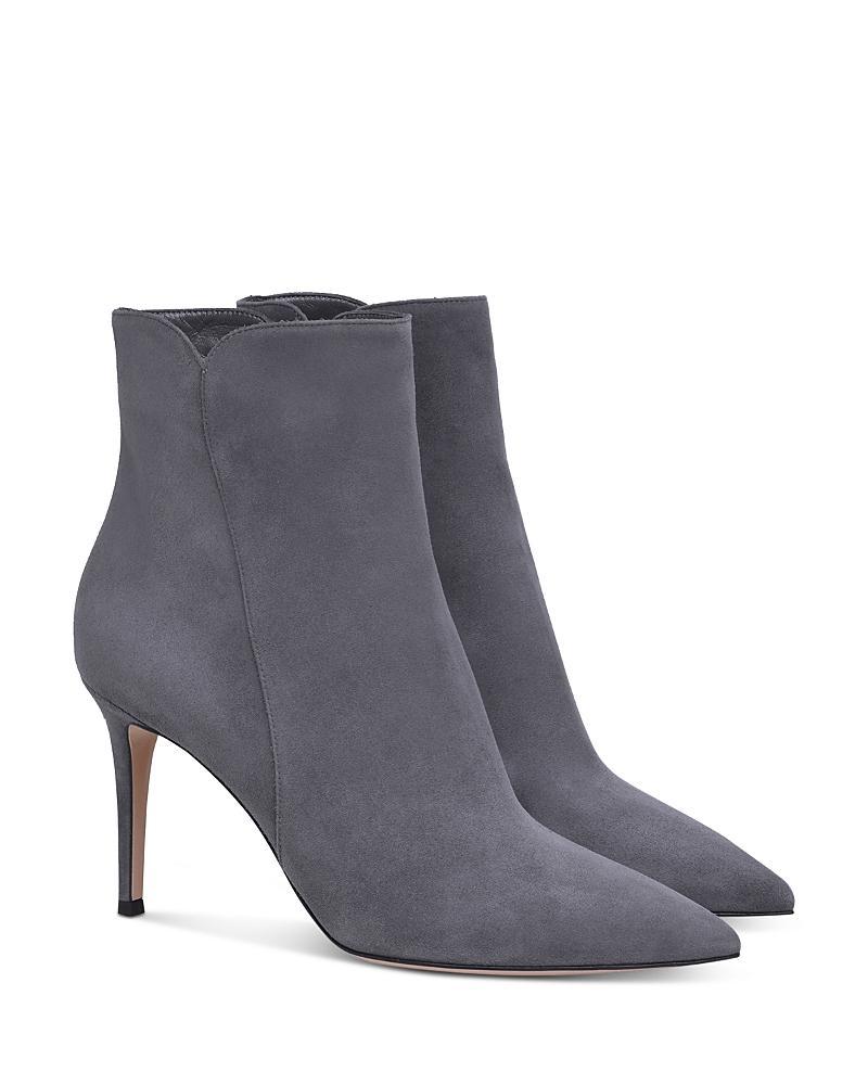 Gianvito Rossi Womens Levy Pointed Toe High Heel Booties Product Image