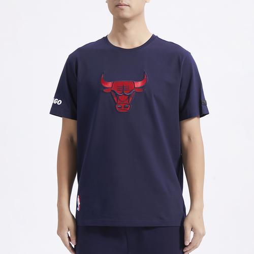 Pro Standard Mens Pro Standard Bulls Olympic SJ Shirt - Mens Blue/Red/White Product Image