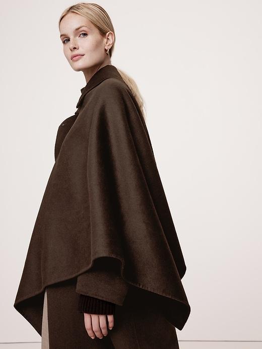 Oversized Double-Faced Scarf Coat Product Image