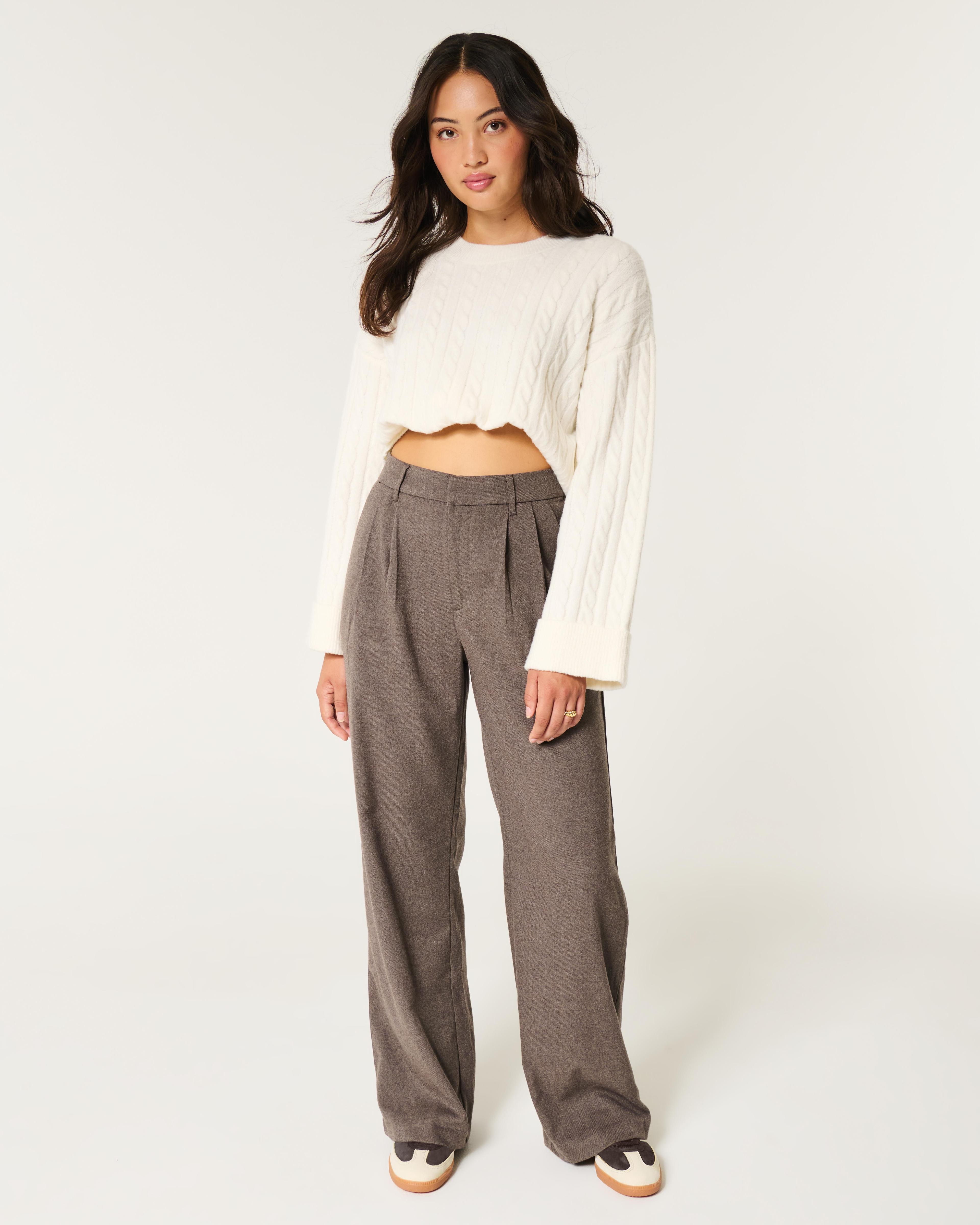 Hollister Livvy Ultra High-Rise Wide-Leg Pants Product Image