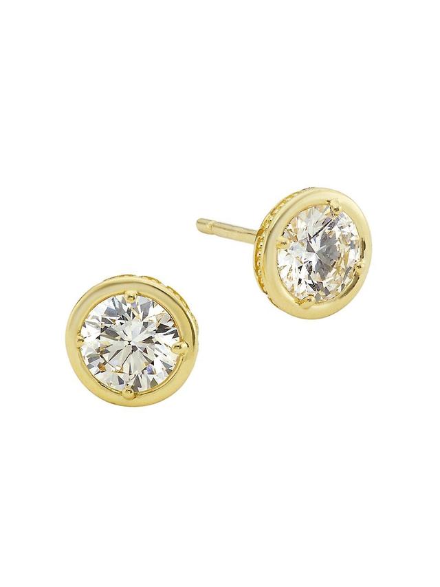 Womens Tacori Allure 18K Gold & 1.50 TCW Lab-Grown Diamond Stud Earrings Product Image