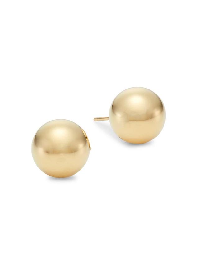 Saks Fifth Avenue Womens 14K Yellow Gold Stud Earrings Product Image