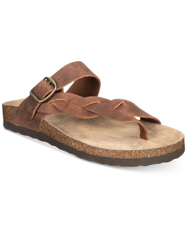 White Mountain Womens Crawford Footbed Sandals - Sandal Wood Product Image