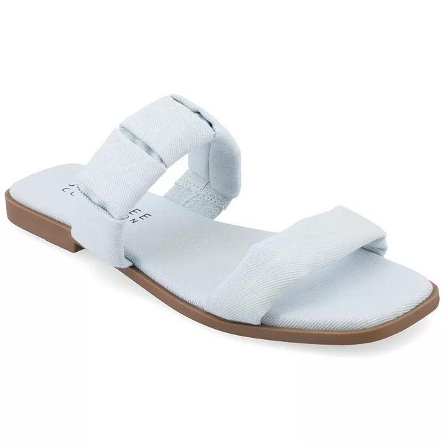 Journee Collection Pegie Womens Tru Comfort Foam Sandals Light Blue Product Image