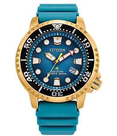 Citizen Unisex Promaster Dive Three Hand Teal Strap Watch Product Image