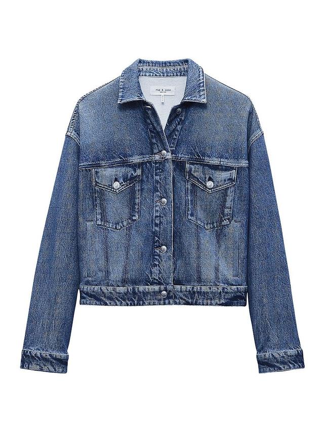 Womens Miramar Denim Trucker Jacket Product Image