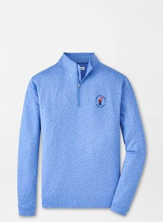 Peter Millar Mens 124th U.S. Open Perth Performance Quarter-Zip | Color: Bonnet | Size: S Product Image