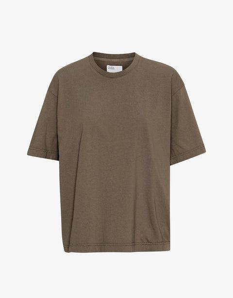 Oversized Organic T-Shirt - Cedar Brown Product Image