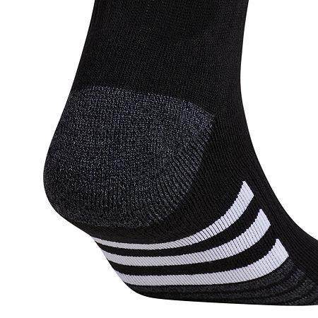 Mens adidas Cushioned 3.0 3-Pack Crew Socks, Size: 12-15, Black Product Image