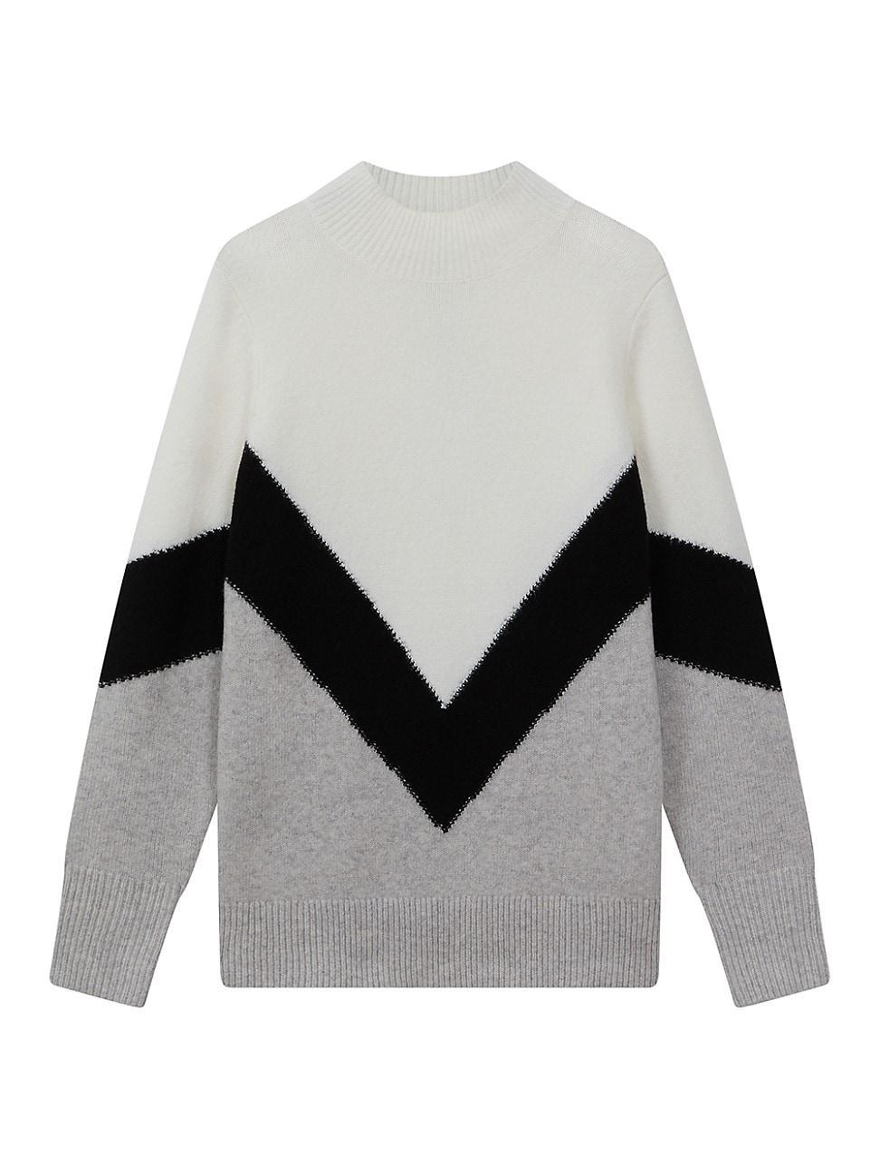 Womens Claude Colorblocked Sweater Product Image