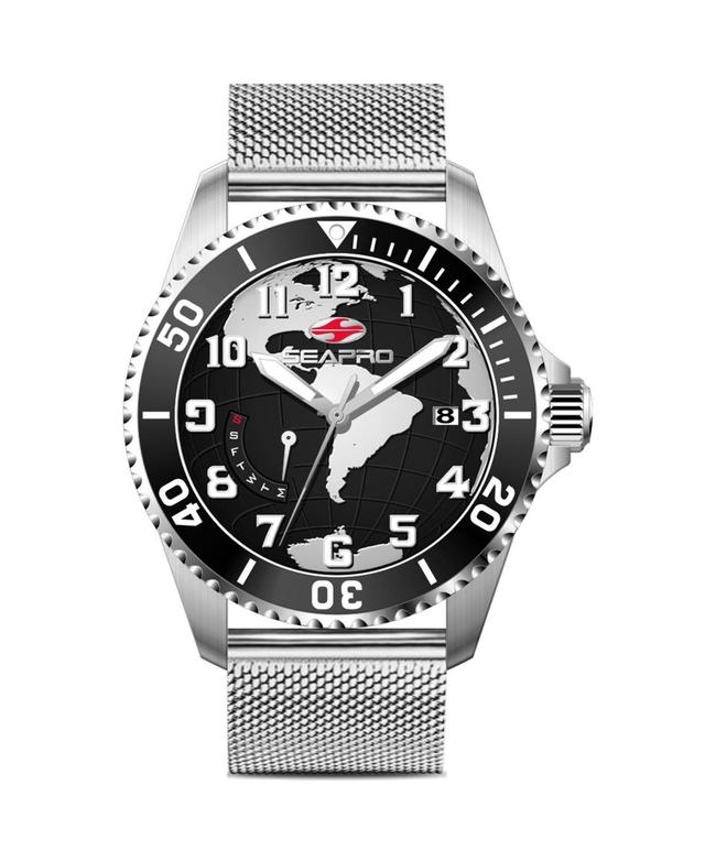 Seapro Mens Voyager Black Dial Watch - SP4761 - Black Product Image