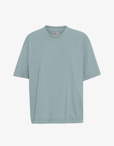 Oversized Organic T-Shirt - Steel Blue Product Image