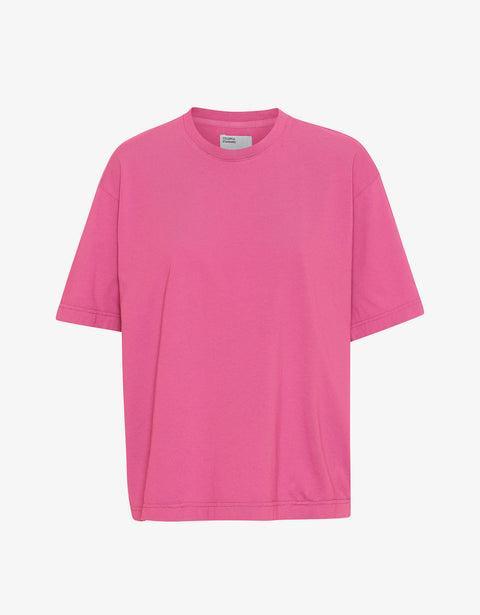 Oversized Organic T-Shirt - Bubblegum Pink Product Image