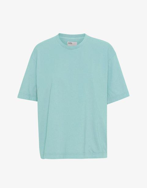 Oversized Organic T-Shirt - Teal Blue Product Image