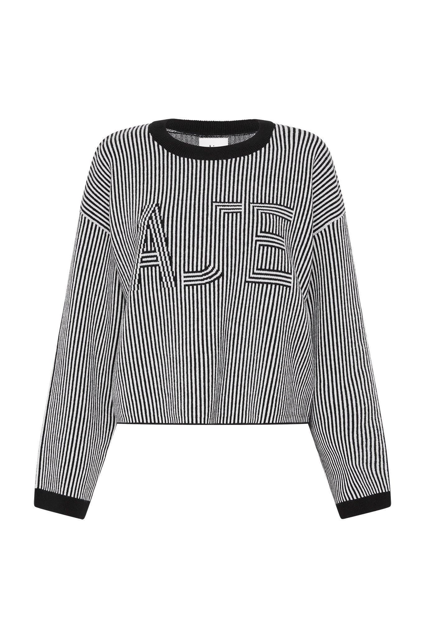 Sutton Stripe Logo Knit Product Image