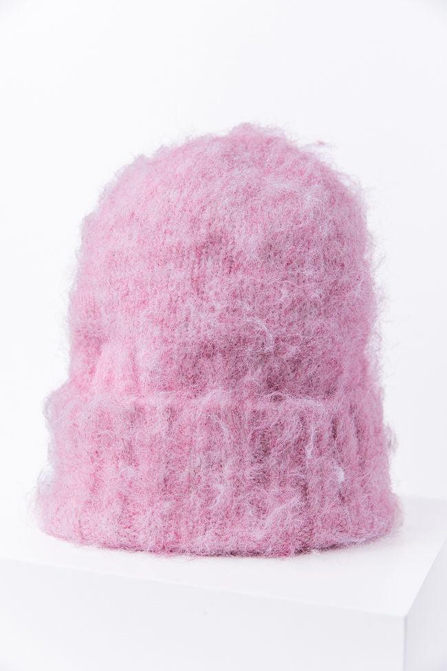 Light Pink Wool Beanie Product Image