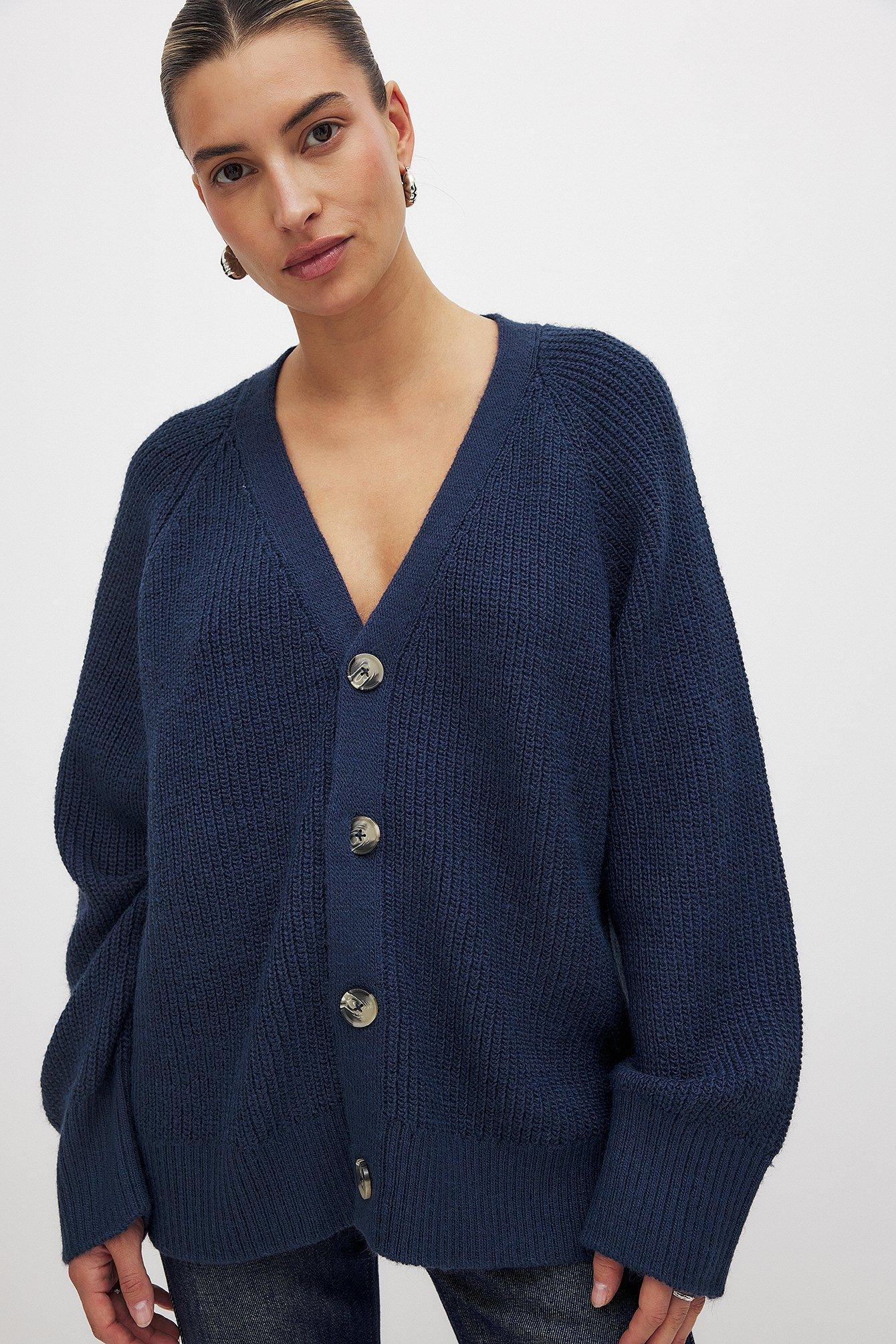 Oversized Knitted Cardigan Product Image