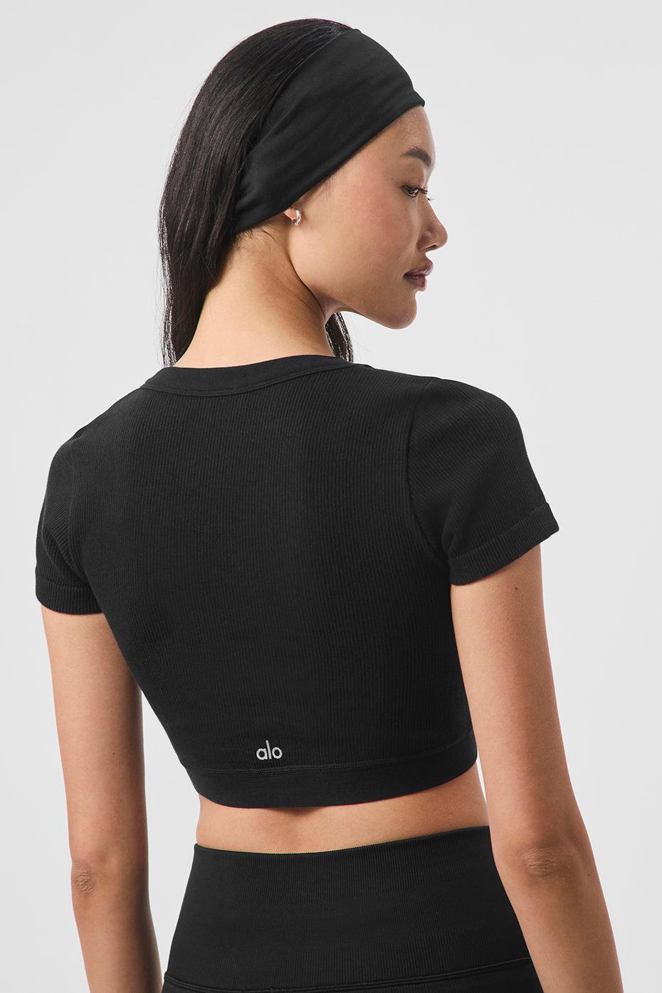 Alo Serene Rib Crop Top Product Image