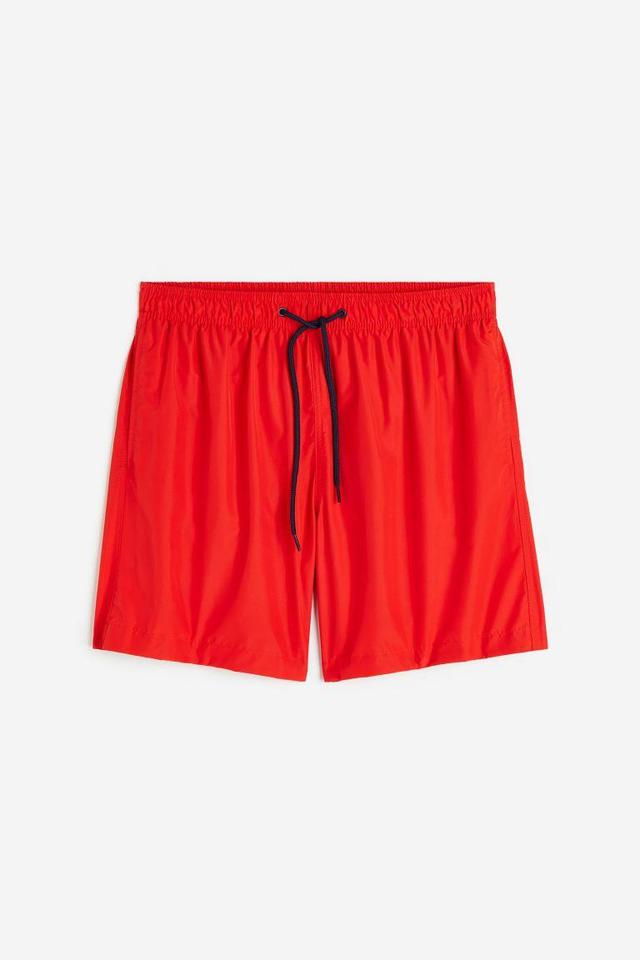 H & M - Swim Shorts - Red Product Image