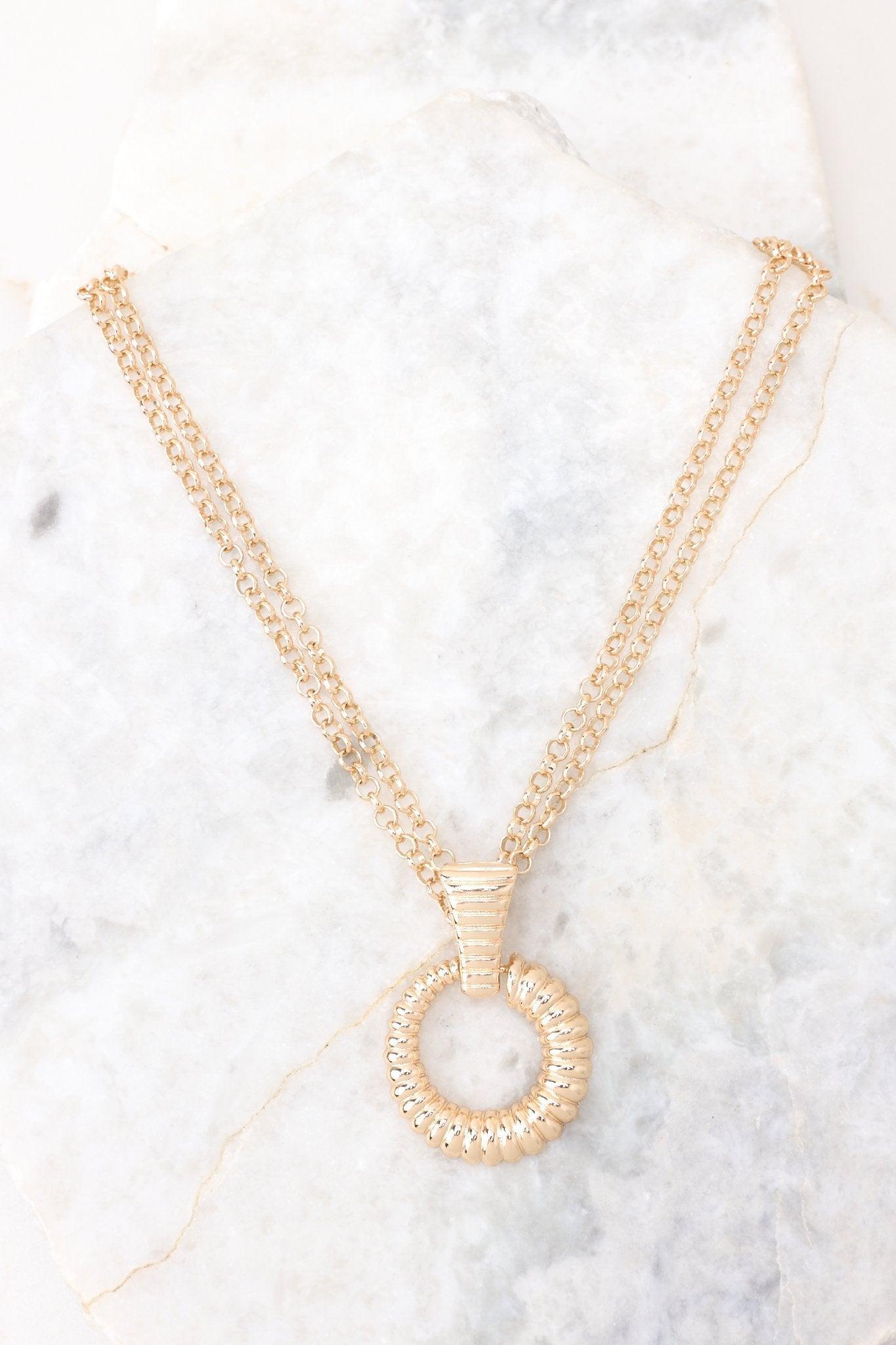 Confident Glamour Gold Necklace Product Image