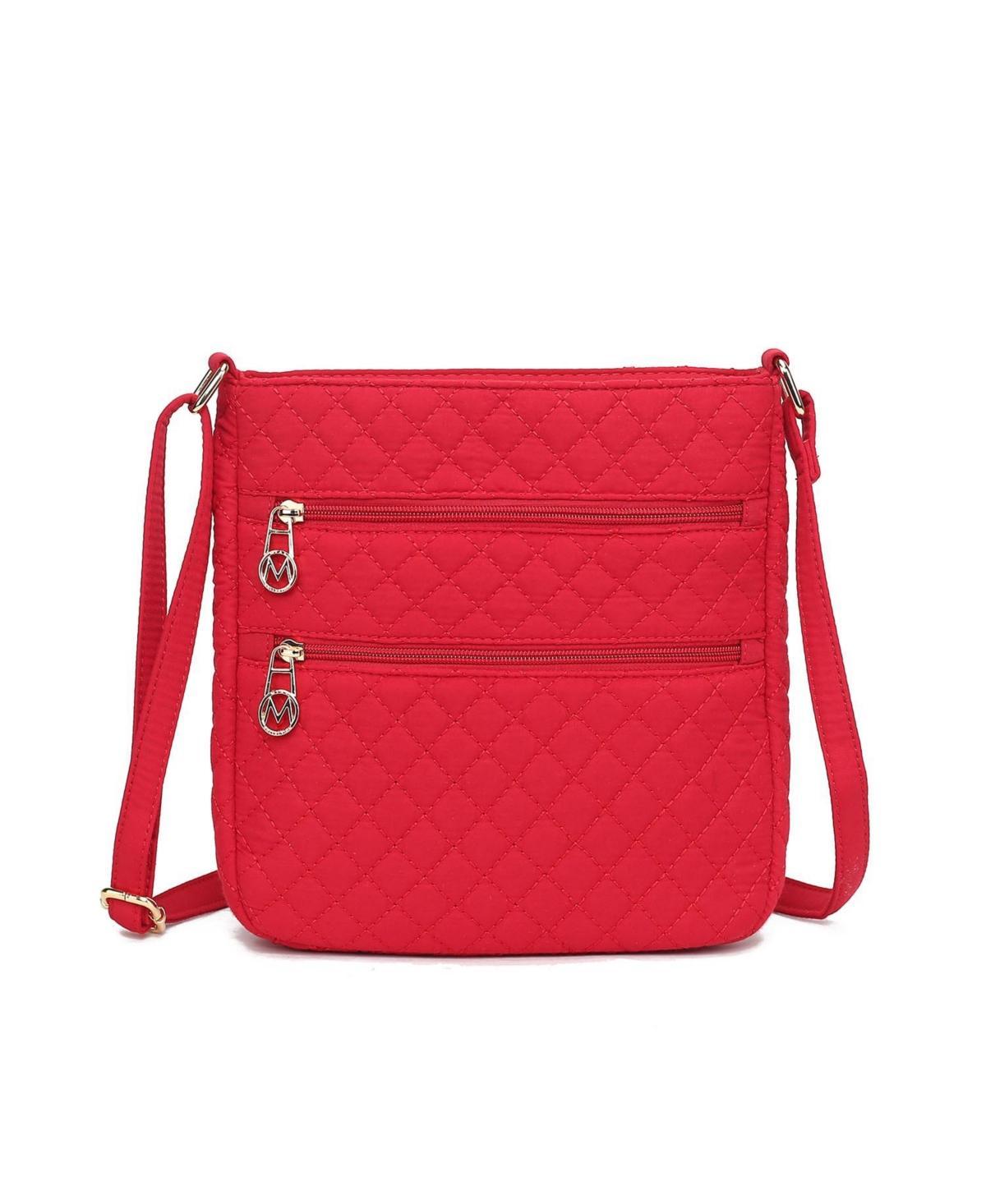 Mkf Collection Lainey Solid Quilted Cotton Women s Crossbody by Mia K Product Image