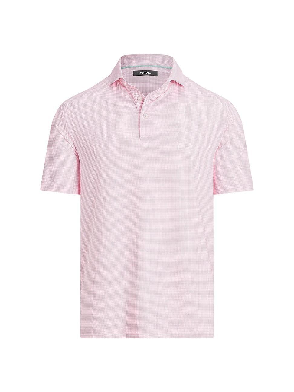 Mens Houndstooth Polo Shirt Product Image