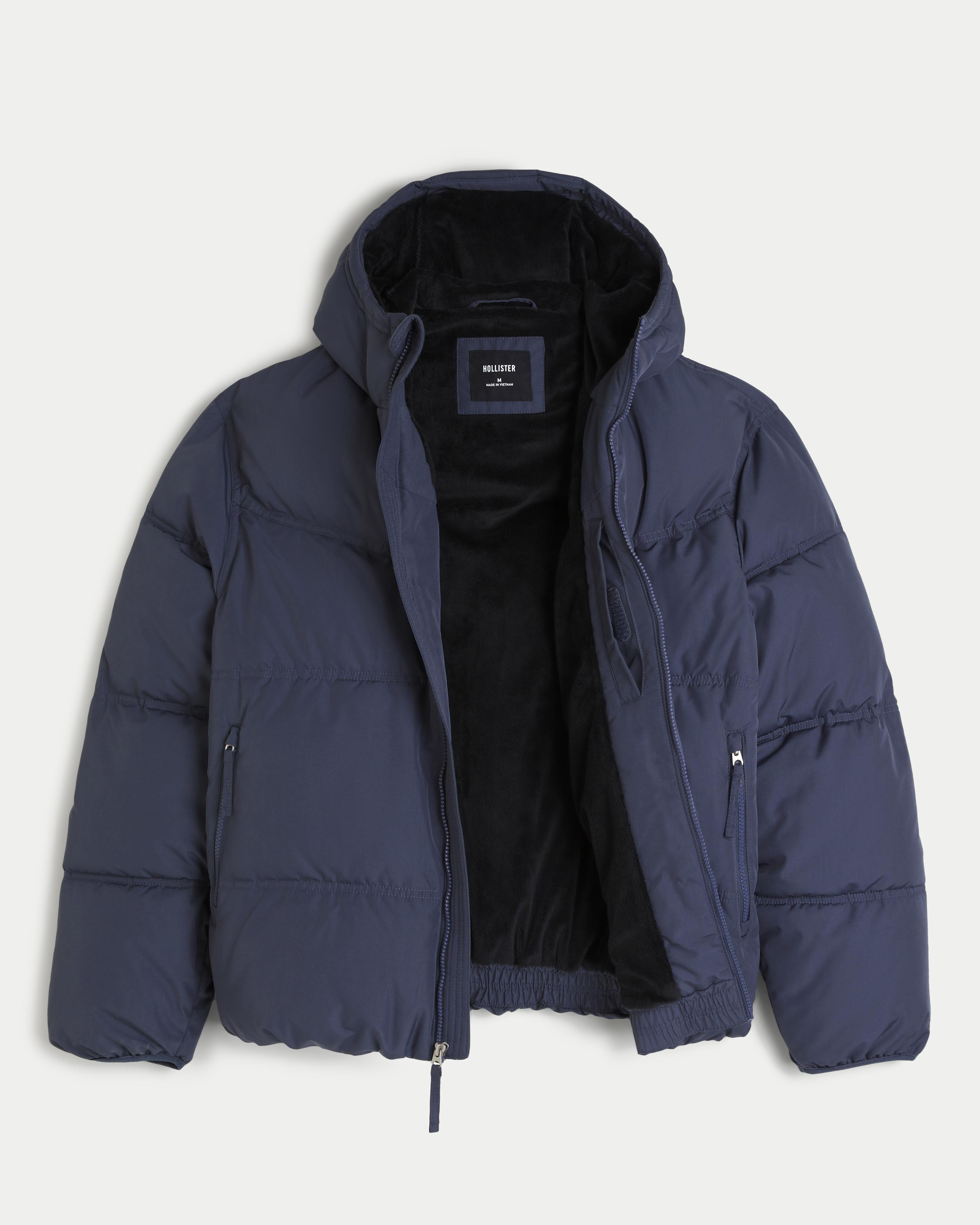 Faux Fur-Lined Puffer Jacket Product Image