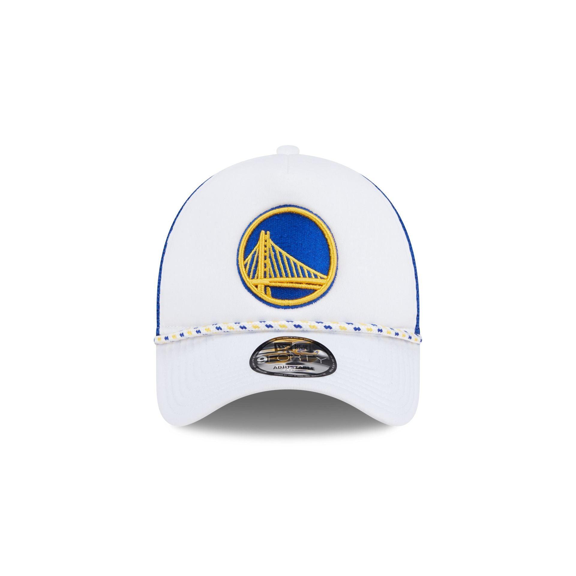 Golden State Warriors Court Sport 9FORTY A-Frame Trucker Hat Male Product Image