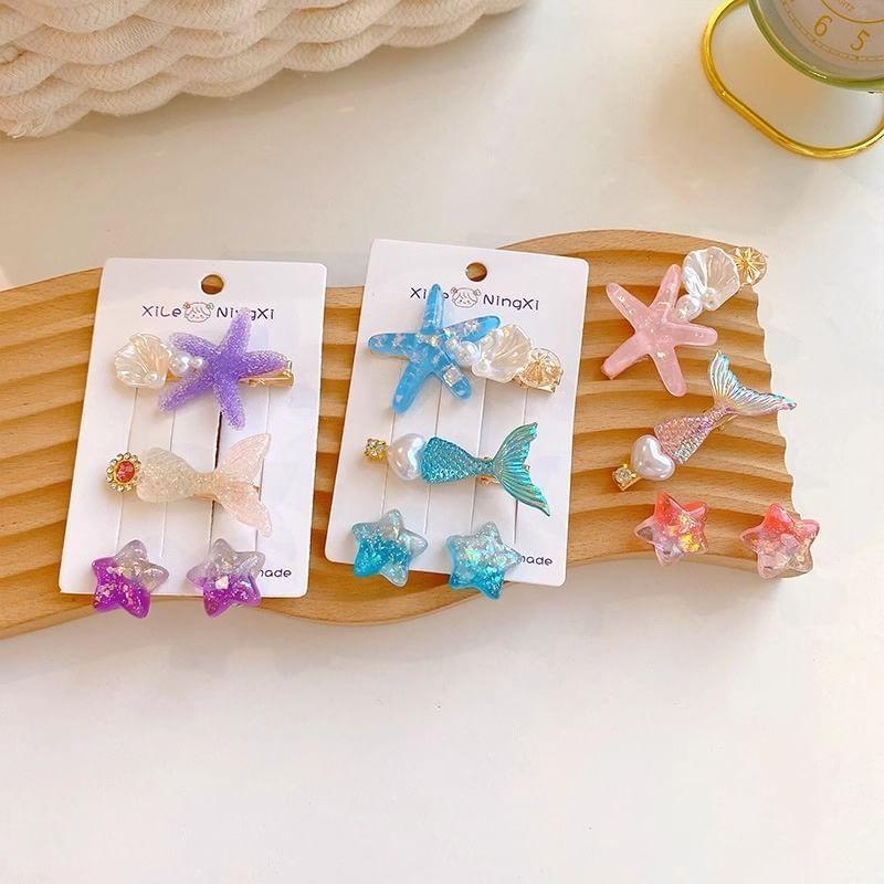 Mermaid Hair Clip Set Product Image