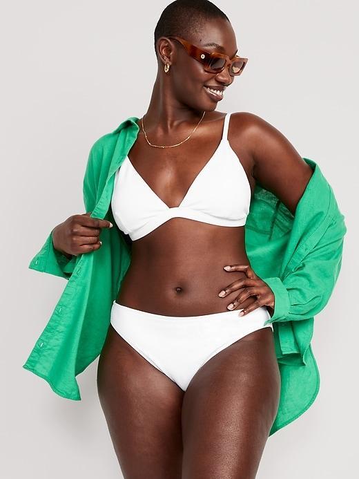 Low-Rise Classic Pucker Bikini Swim Bottoms Product Image