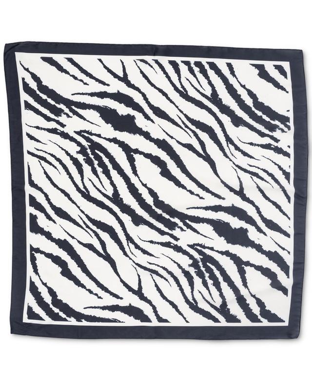 I.n.c. International Concepts Womens Zebra Striped Square Scarf, Created for Macys Product Image