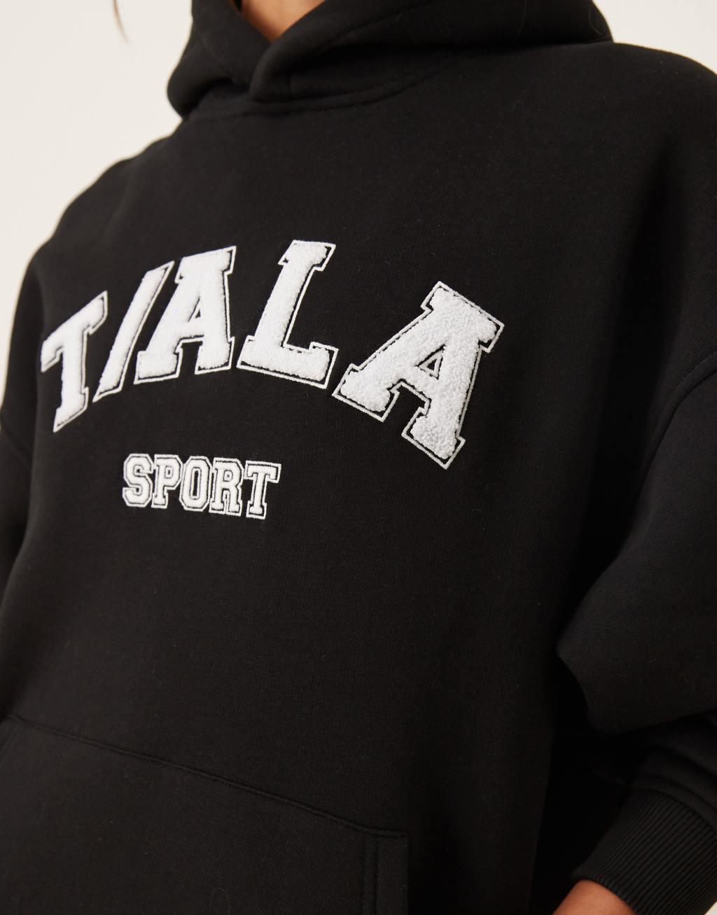 Tala logo hoodie in black Product Image