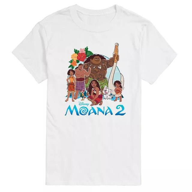 Disneys Moana 2 Big & Tall Group Graphic Tee, Mens Product Image