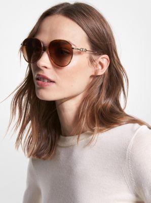 Michael Kors Empire 58mm Gradient Aviator Sunglasses Product Image