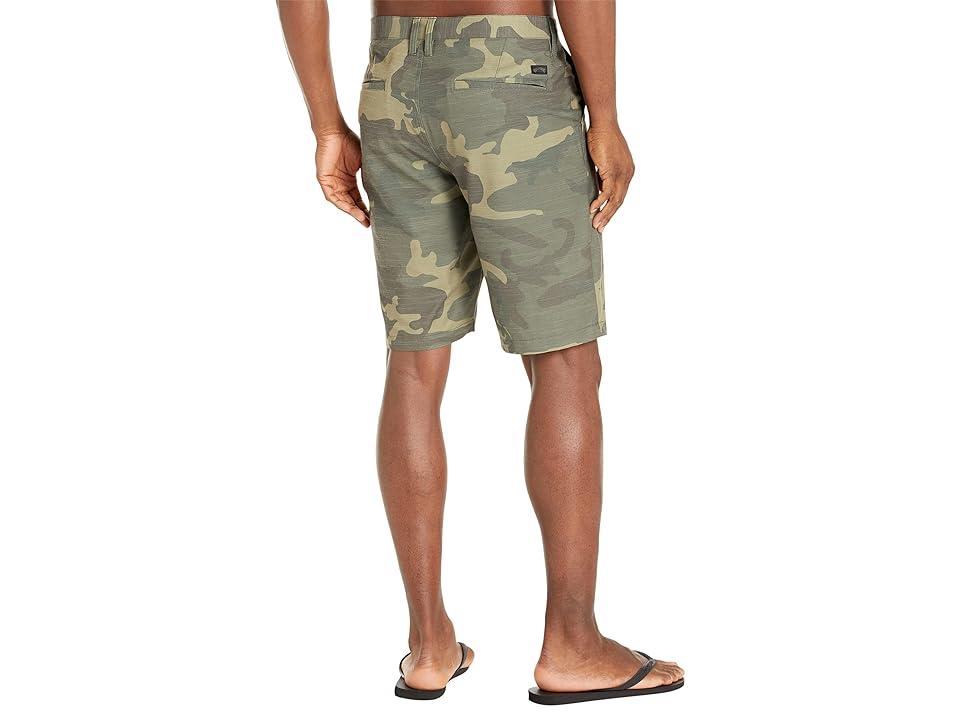 Billabong Crossfire Slub 21 Submersible Shorts Camo) Men's Shorts Product Image