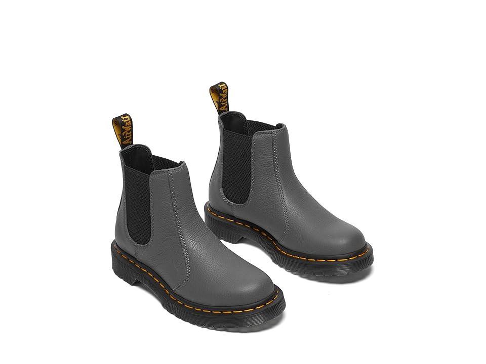 Dr. Martens 1B99 Virginia Leather Mid Calf Boots (Gunmetal) Women's Boots Product Image