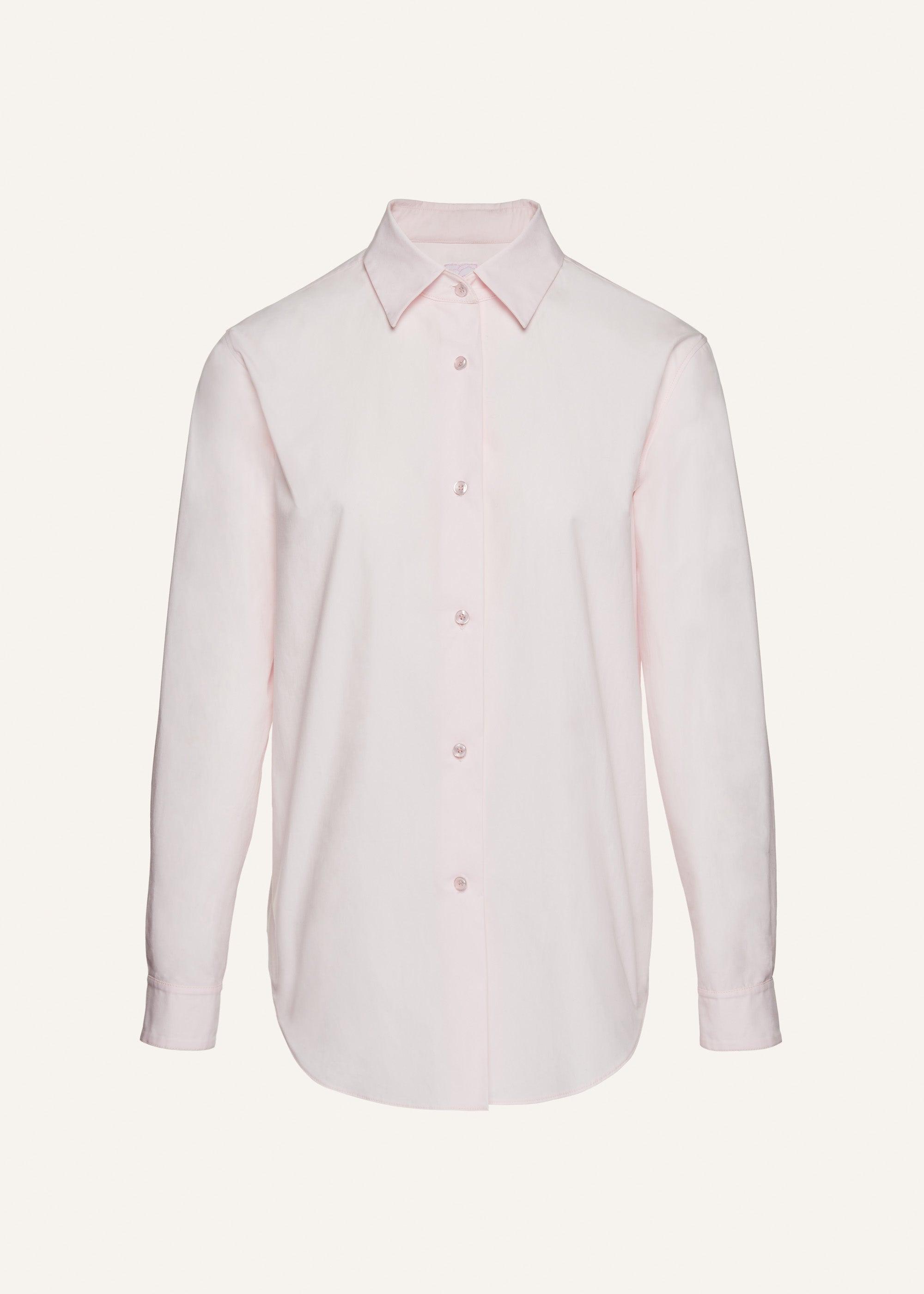 Classic cotton shirt in pink Product Image