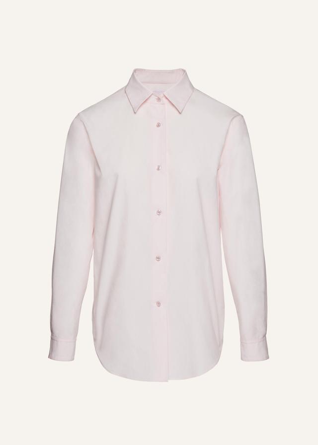 Classic cotton shirt in pink Product Image