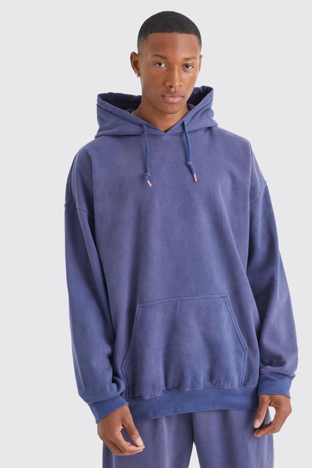 Oversized Washed Hoodie | boohooMAN USA Product Image